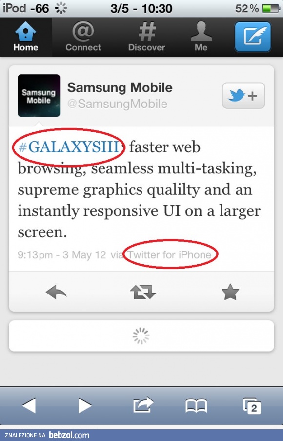 Mała wpadka Samsunga