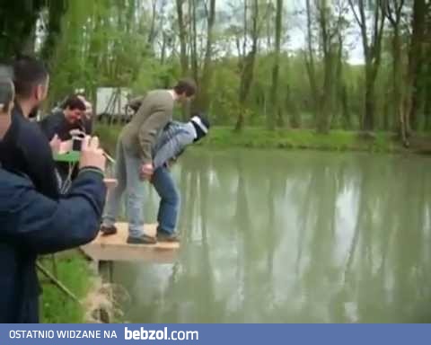 Myślał, że skacze na bungee