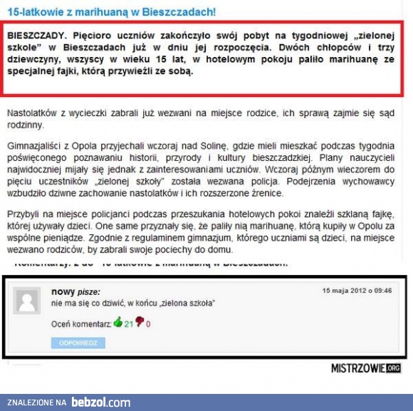 Bardzo zielona szkoła