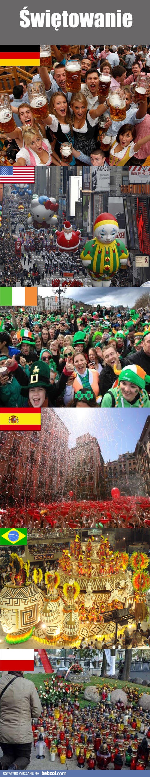 Świętowanie na świecie