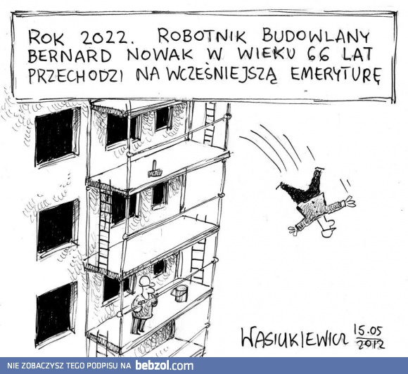 Wcześniejsza emerytura robotnika