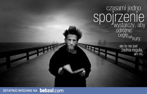 Na pierwszy rzut oka...