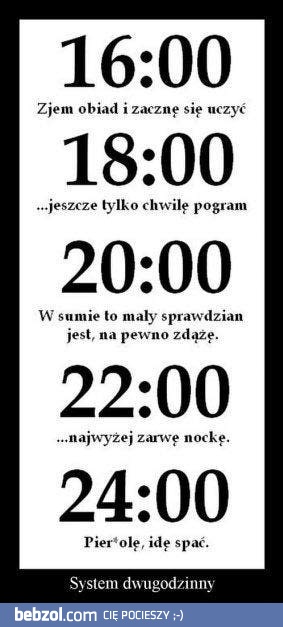 System dwugodzinny