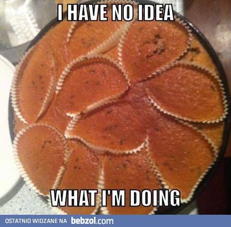 Pierwsze babeczki. Na moje oko są nawet ok!