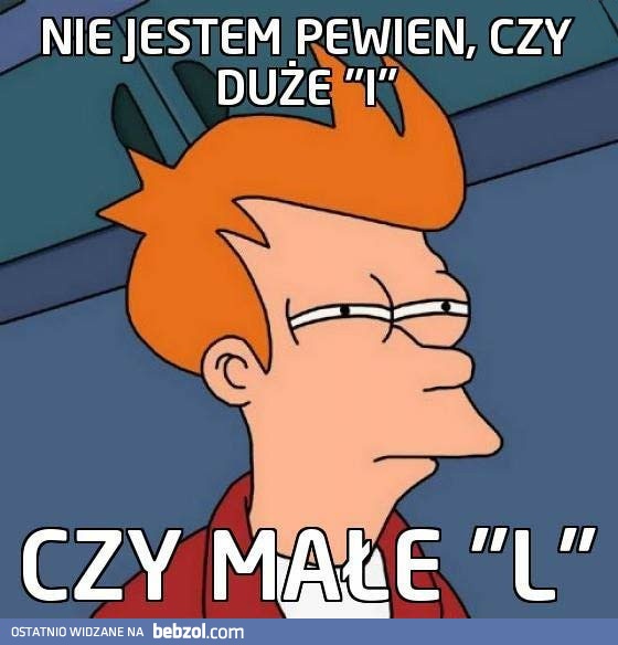 Dziwna czcionka...