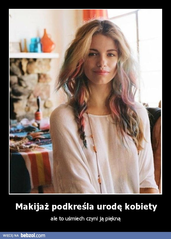 Makijaż podkreśla urodę kobiety
