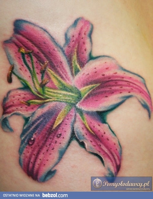 Pomysłowy i super wykonany tatuaż