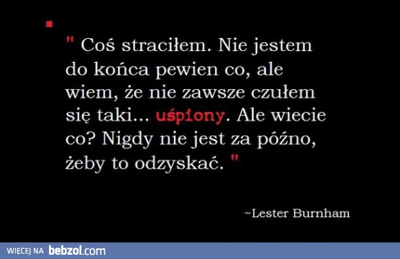 Nigdy nie jest za późno