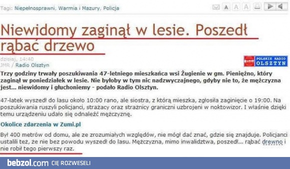 I jak tu ufać mediom?!