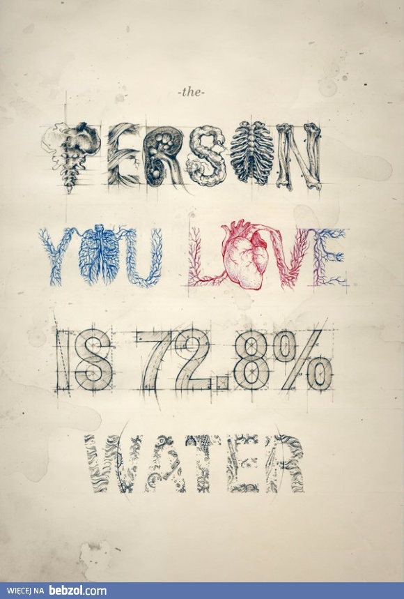 72,8% tego co kochasz to..