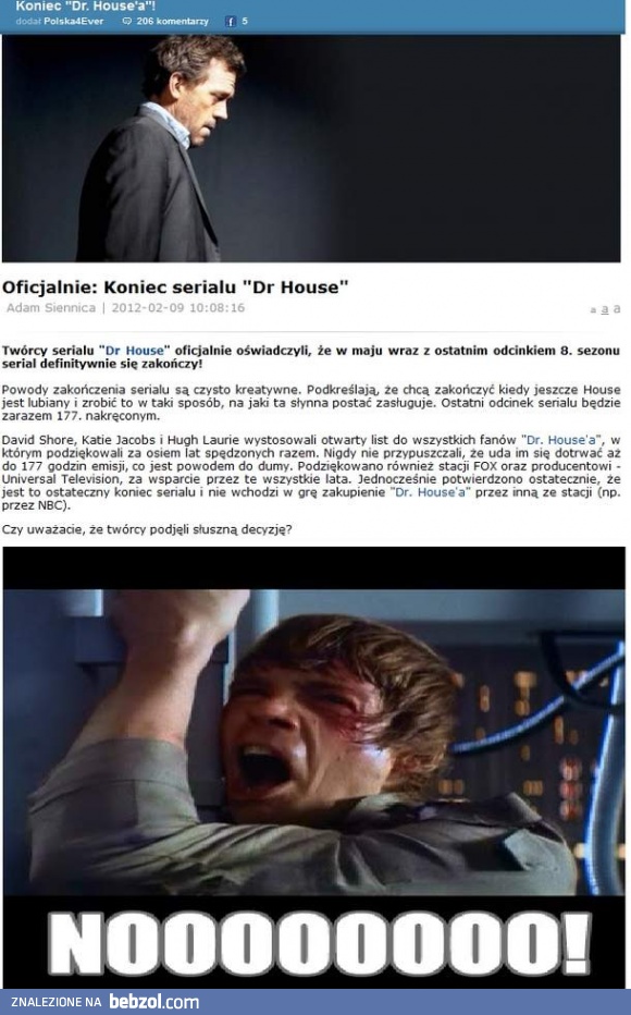 Dr House - to jest już koniec