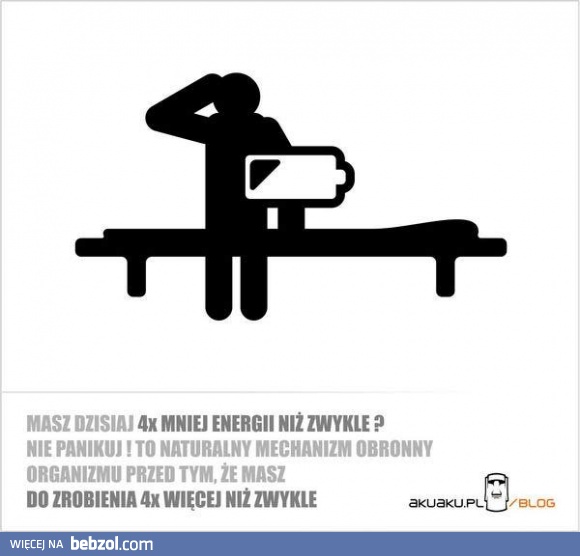 Ciężki dzień przede mną