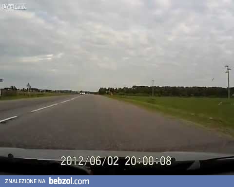 Nietypowe zdarzenie na drodze