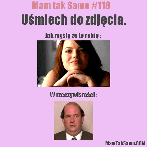 Uśmiech do zdjęcia