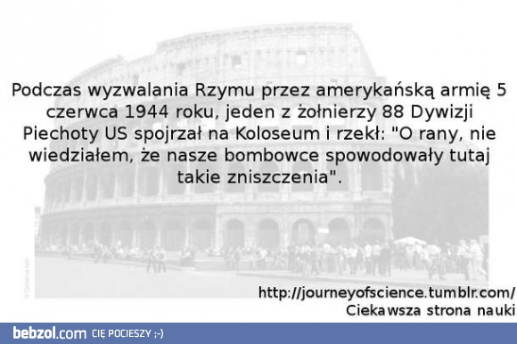 Ciekawostka z koloseum