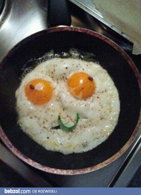 Uśmiechnięte śniadanko