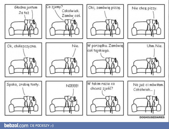 Zdecydowanie zjem cokolwiek