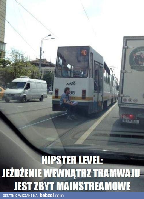 Po co jeździć w tramwaju?