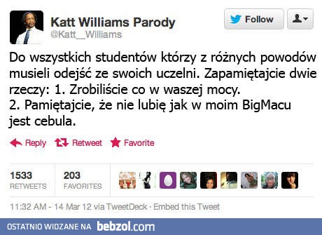 Do studentów, którzy przerwali naukę