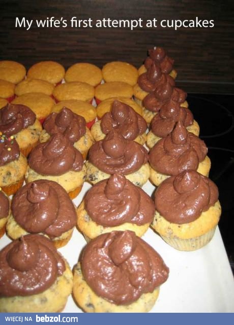 Babeczki - pierwsze podejście