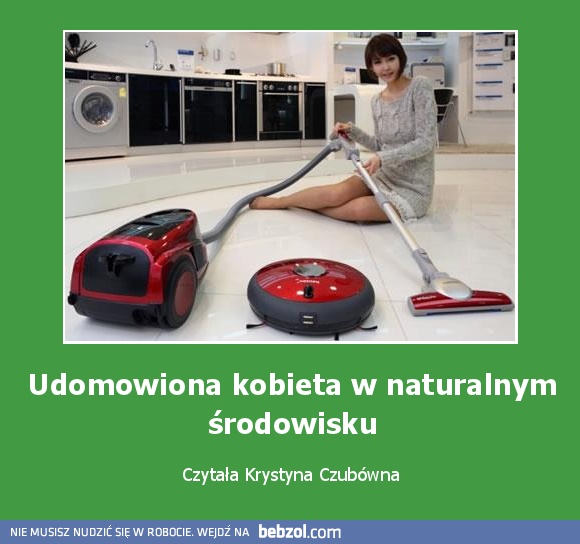 Udomowiona kobieta w naturalnym środowisku