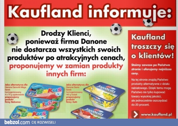 Brzmi rozsądnie, brawo Kaufland!