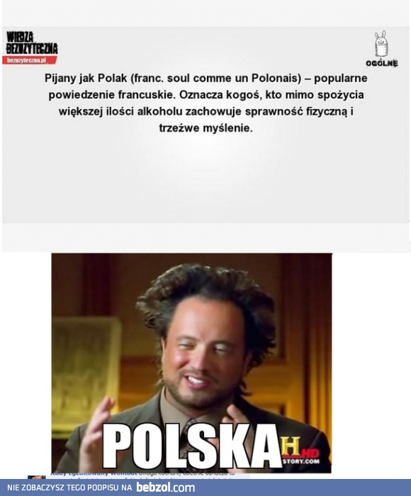 Pijany jak Polak