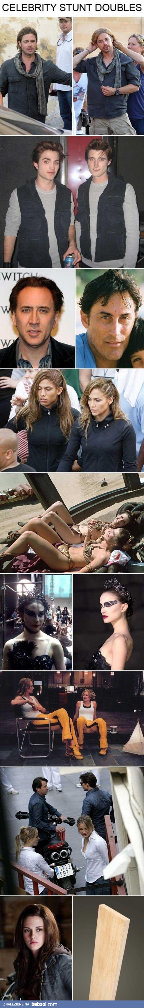 Dublerzy największych gwiazd