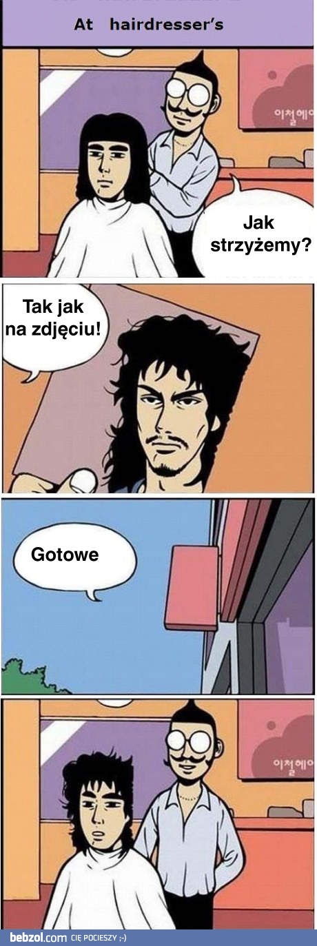 Fryzura jak na zdjęciu