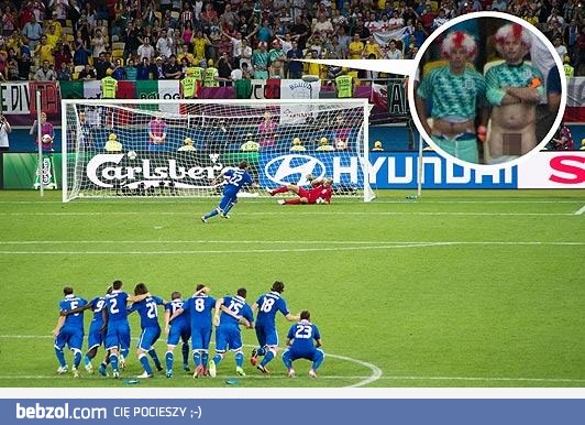 Angielscy kibice przeszkadzają Włochom