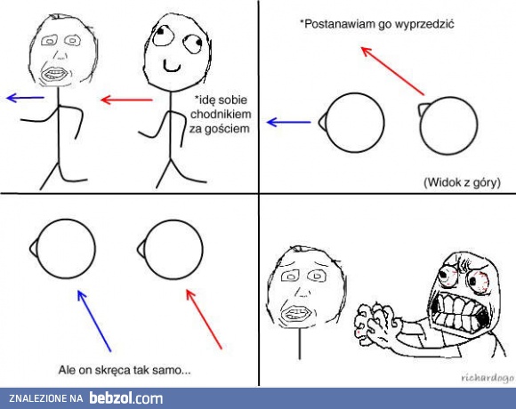 Idę sobie chodnikiem...