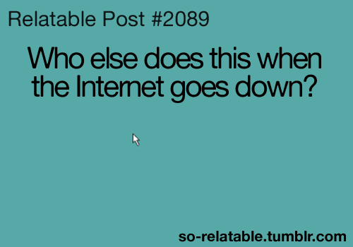 Kto jeszcze tak robi kiedy Internet przestanie działać?