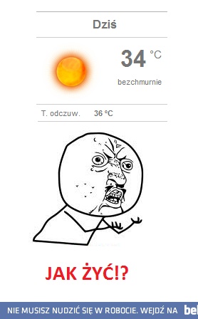 Panie Ministrze, żądamy niższej temperatury!