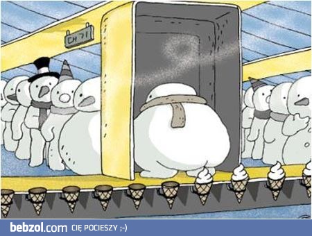 W lato bałwanki też mają co robić!