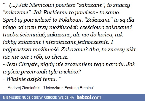 Polak i to, co zakazane