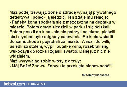 Znowu ta niepewność!