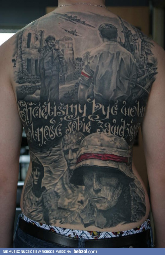 Świetny tatuaż
