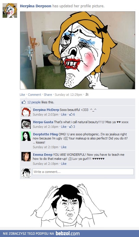 Facebookowe komplementy