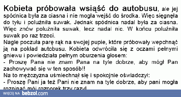 Problem z wejściem do autobusu
