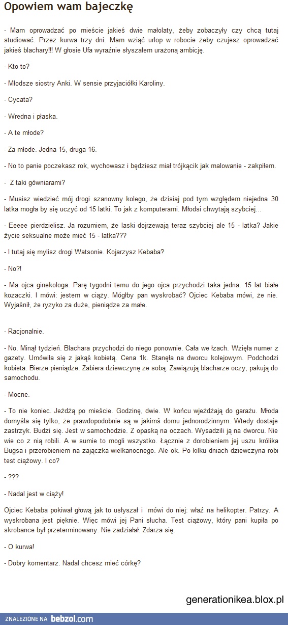 Opowiem wam bajeczkę