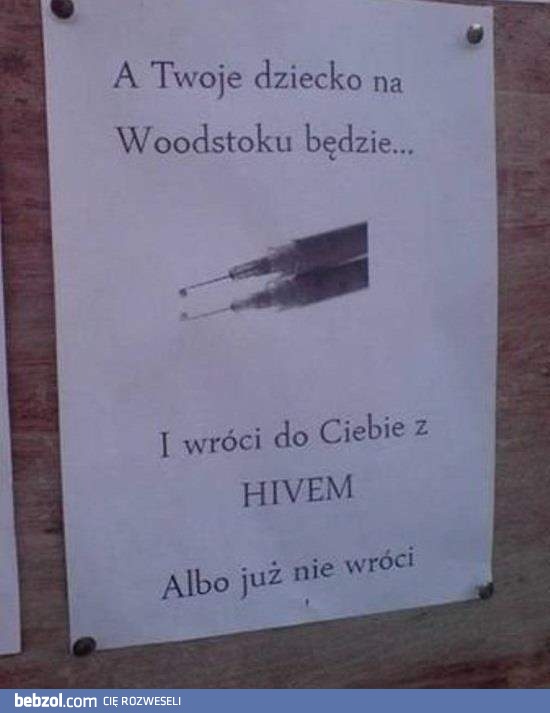 Antywoodstockowa propaganda