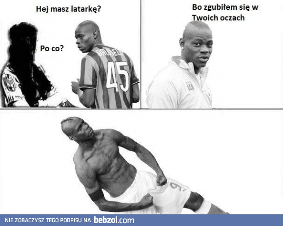 Balotelli jako mistrz podrywu