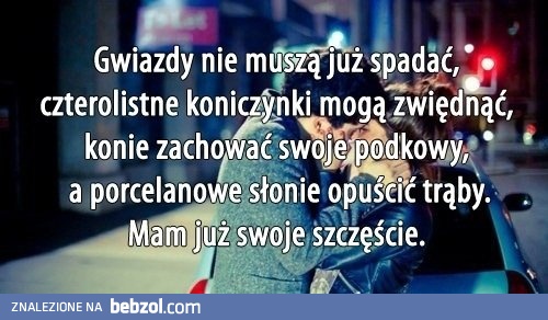 Gwiazdy nie muszą już spadać...