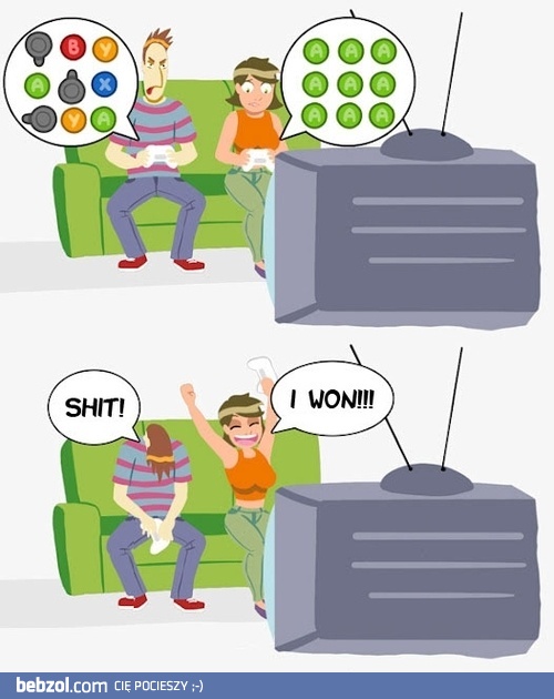 Kobiety to dobrzy gracze