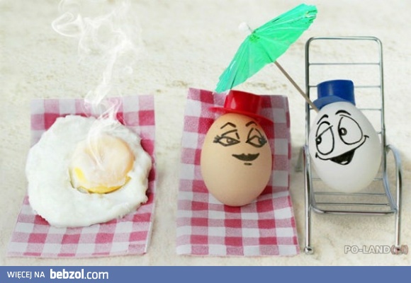 Jajka na wakacjach