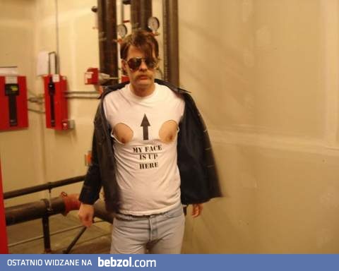 Moja twarz jest na górze!