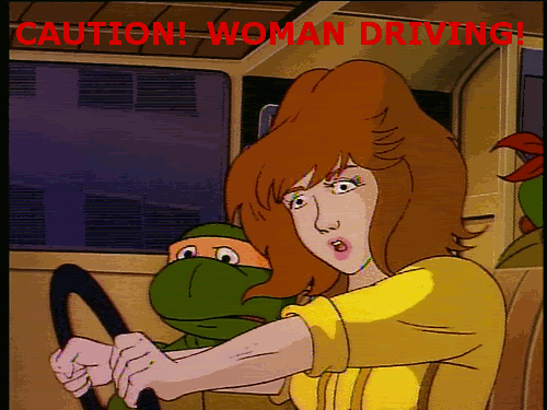 Kobieta za kółkiem