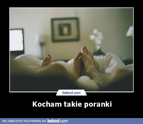 Kocham takie poranki