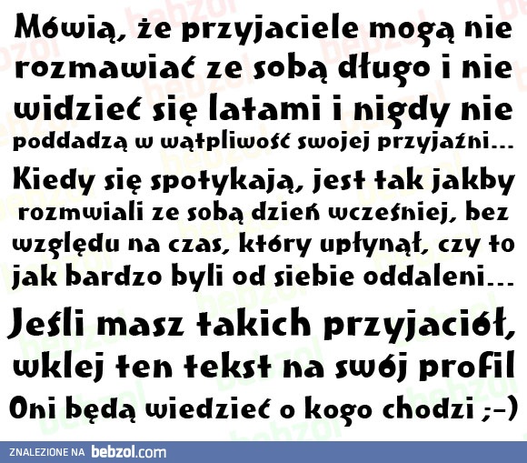 Przyjaciele...