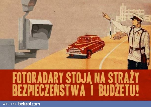 Fotoradary stoją na straży